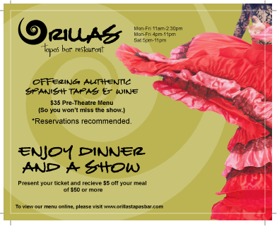 Orillas Promotional Flyer Orillas Promotional Flyer