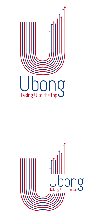 "U" Typography Logo Design