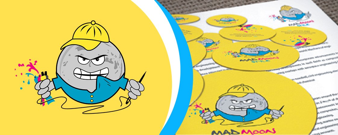 stationery design for embroidery and print media company in New Jersey 